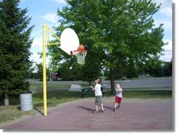 Basketball at Conlon Farm.